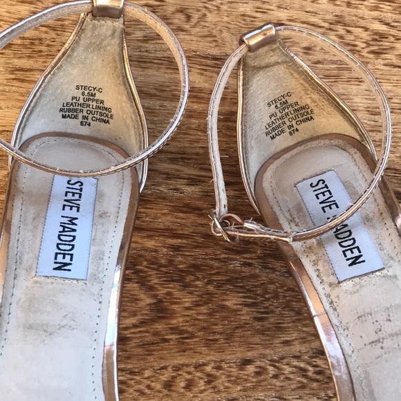 Steve Madden Clear Stilettoe, Ankle starp - Picture 6 of 6